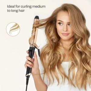 Anjou AJ-HC006 US Curling Iron 1.5 inch with Tourmaline Ceramic Coating
